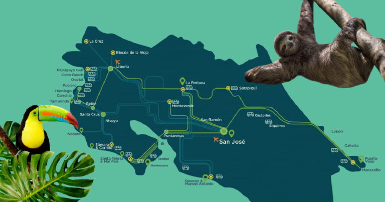 Tourist destinations in Costa Rica